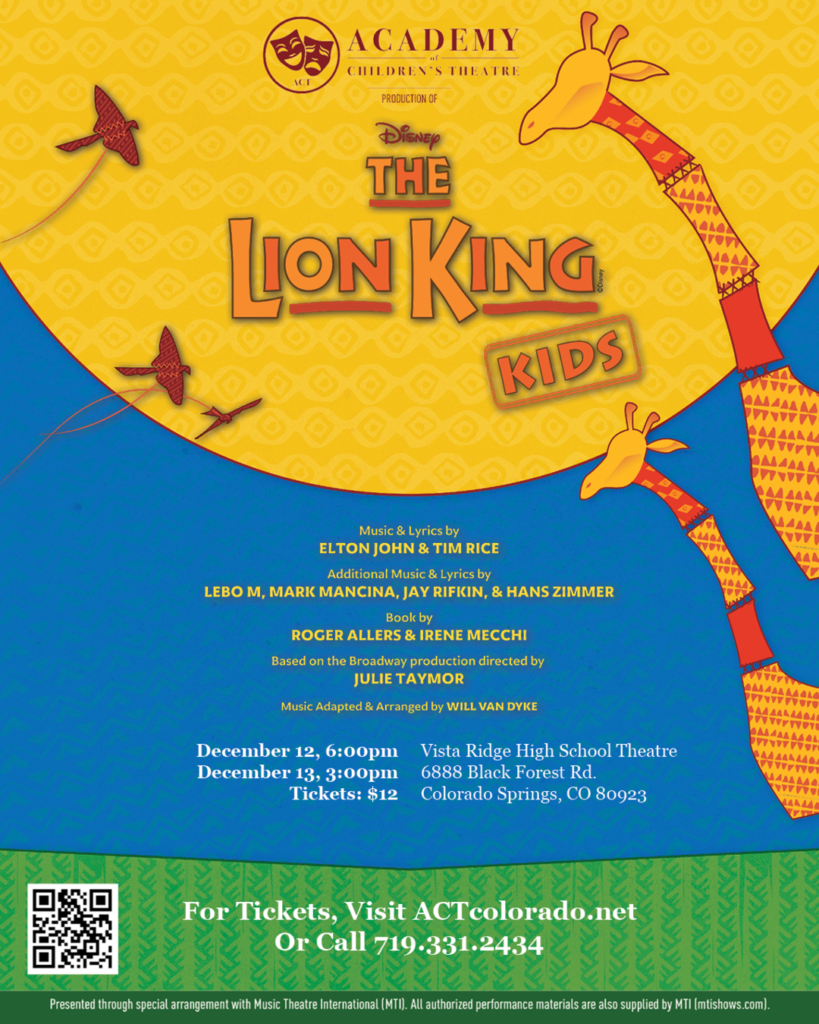 Lion King Kids Poster